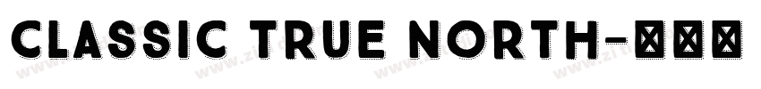 classic true north字体转换